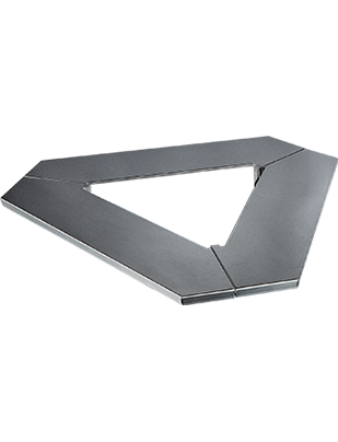  Столик с полимерным покрытием для BOGH-15 Тёмно-серый