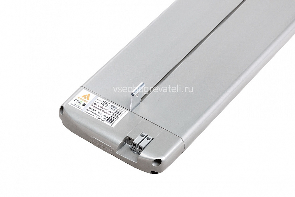 ИК Обогреватель ALMAC 800Вт Серебро | 8 м² (Алмак)
